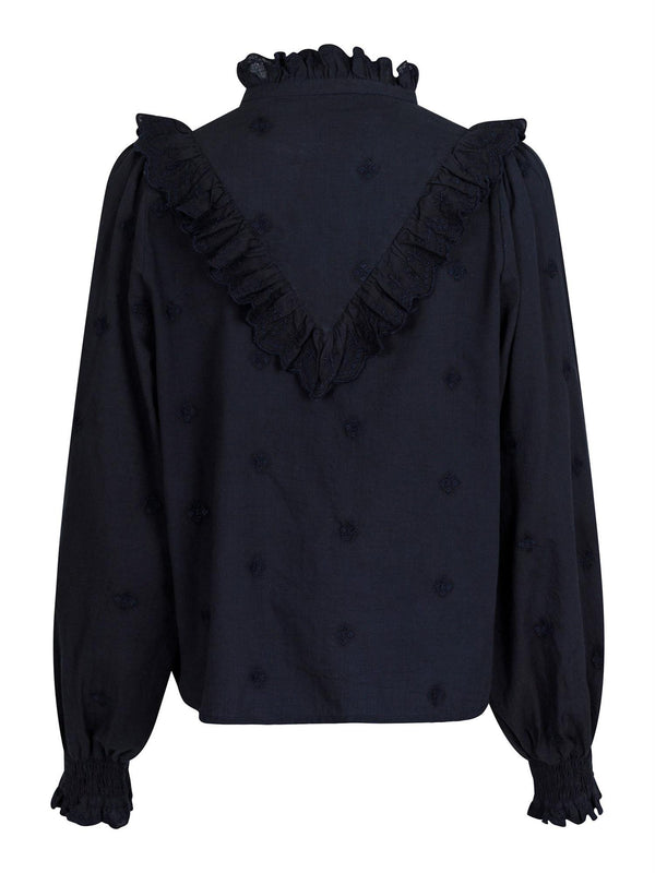 Degas Blouse  Navy