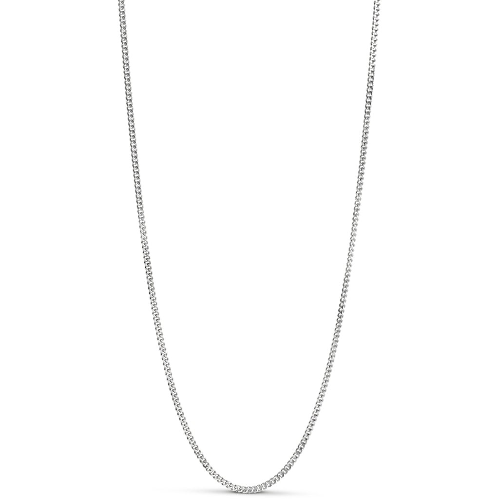 NECKLACE, CURB CHAIN 1,75 MM  Silver