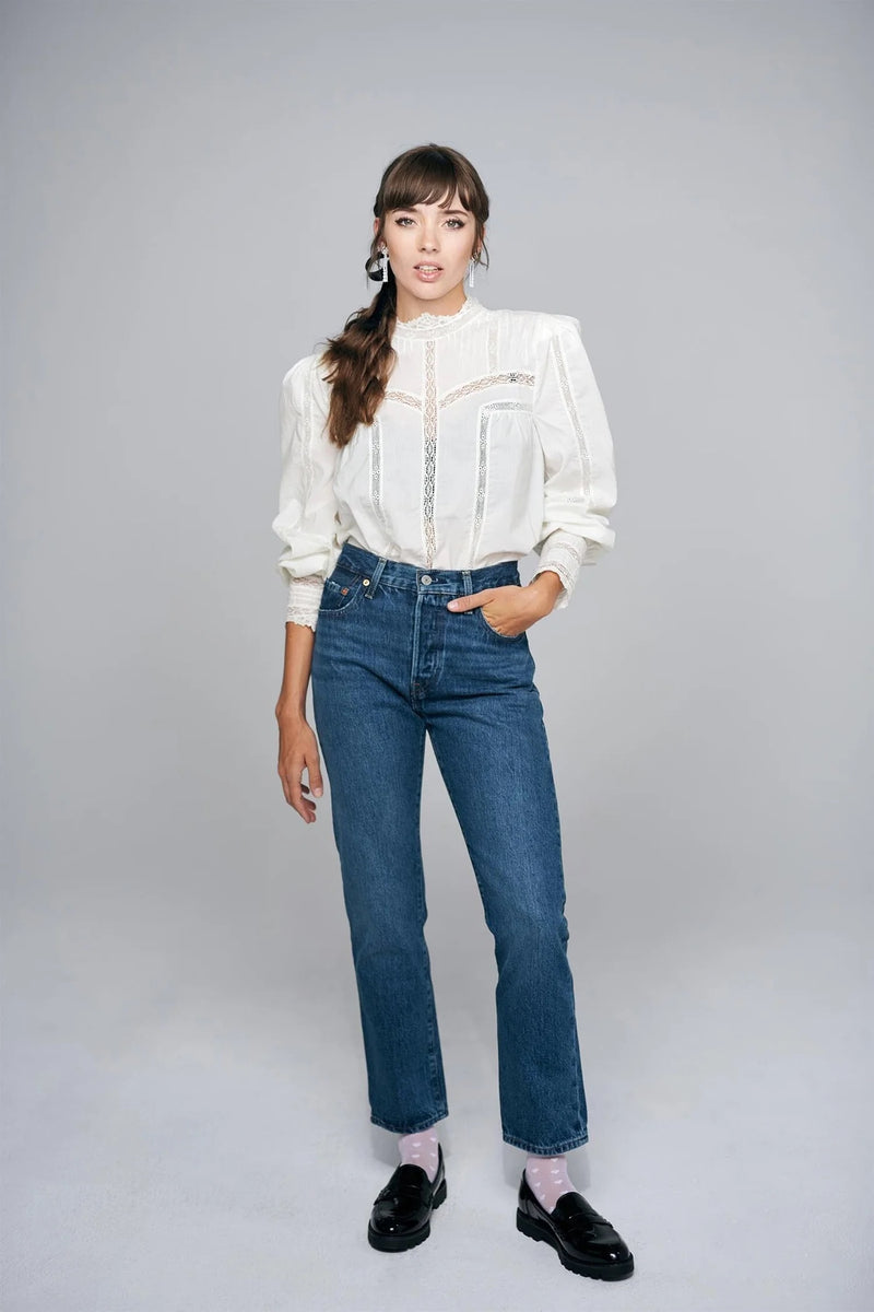 PHOEBE BLOUSE  White
