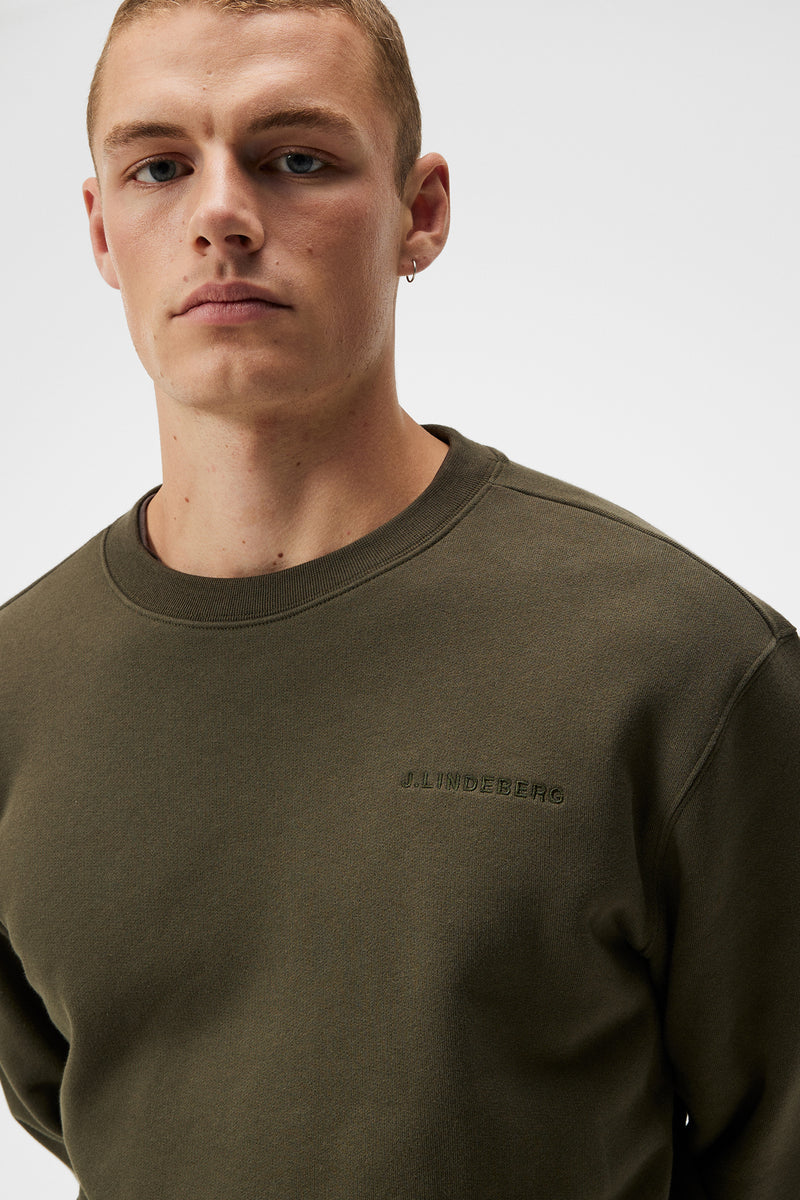 CHIP CREW NECK SWEATSHIRT  Forest Green