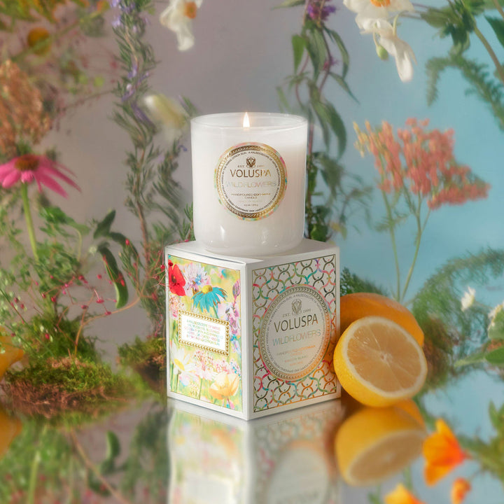 CLASSIC BOXED CANDLE 60T  Wildflowers