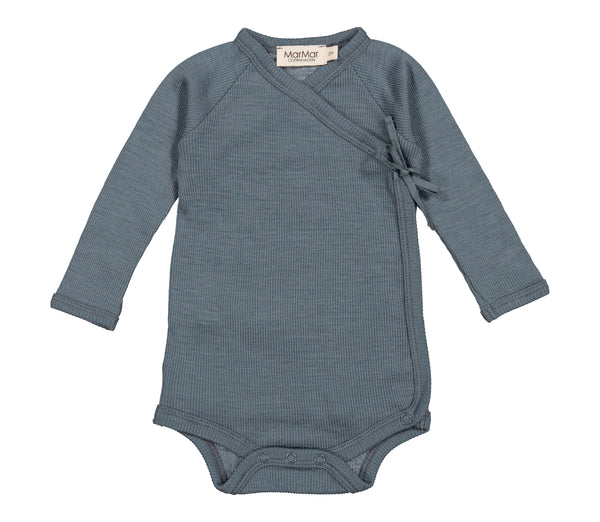 BELITA, WOOL RIB  Stormy Blue
