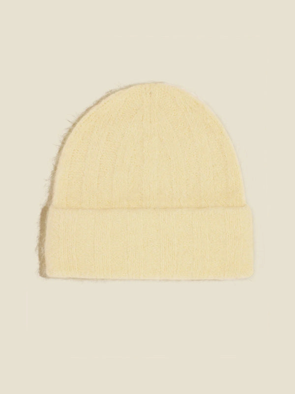 ERICA FLUFFY BEANIE  Lt. Yellow