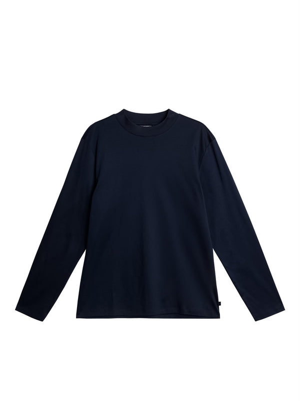 Ace Mock Neck LS T-shirt  Jl Navy