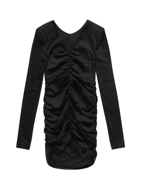 FRANCINE SHORT DRESS  Black