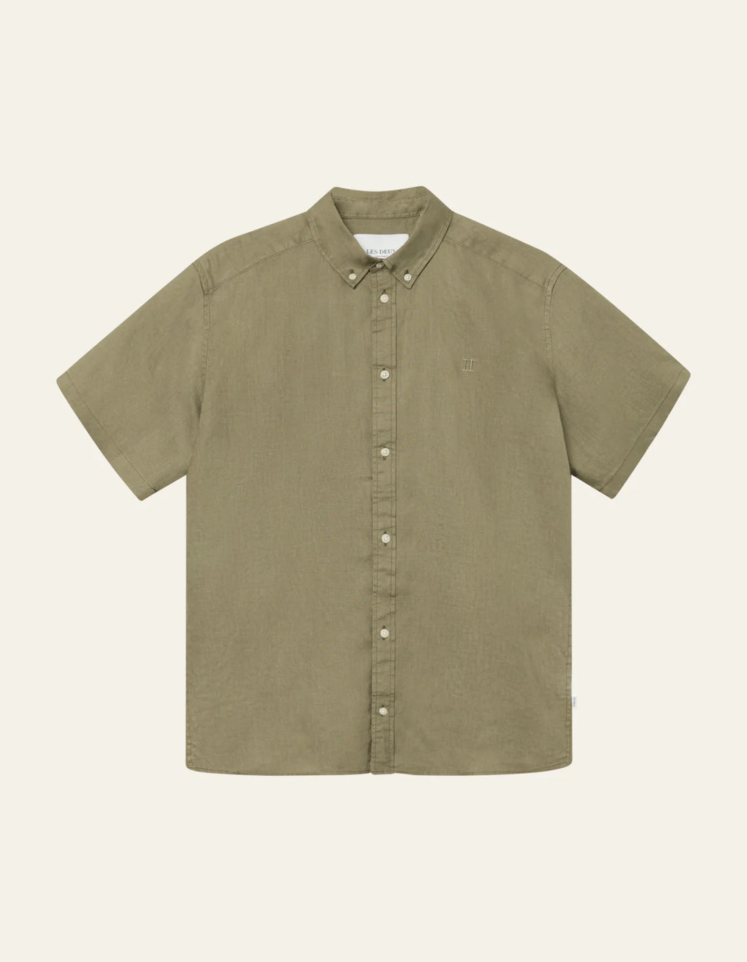 Kris Linen SS Shirt  Surplus Green